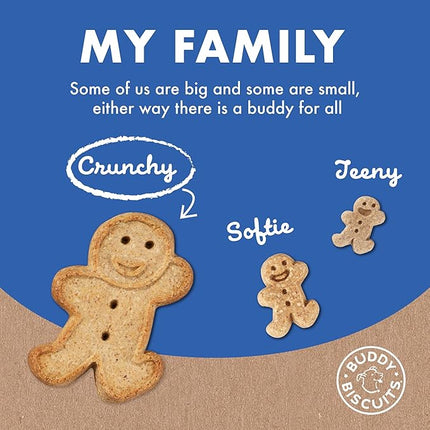 Buddy Biscuits 3.5 lbs. Bag of Crunchy Dog Treats Made with Bacon & Cheese