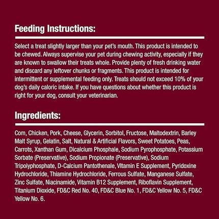 SmartBones SmartSticks, Treat Your Dog to a Rawhide-Free Chew Made With Real Bacon and Cheese, 10 count (24 pack)