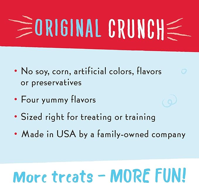 Charlee Bear Original Dog Treats, Cheese and Egg, 6 oz (Pack of 2)