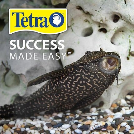 Tetra PlecoWafers for Algae-Eating Fish, 6.5 Ounces, Complete Daily Diet for Herbivore Bottom-Feeding Aquatic Pet, Sinking Fish Food to Support Digestibility