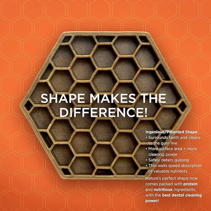 Yummy Combs Dental Treats for Dogs | Old Version | Dental Dog Treats for Large Dogs (24oz, 18 Count)