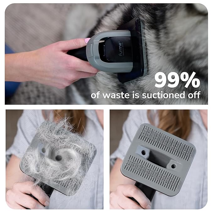 ULTRA Pet Grooming Vacuum Kit - Cat & Dog Grooming Kit For Easy Pet Care at Home, Quiet & Safe Dog Hair Remover Machine with Brush, Clipper, Shedding & Cleaner Tools & 4.5L Canister