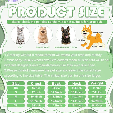 LEIFIDE 8 Pcs Summer Themed Hawaii Dog Dresses Holiday Flamingo Fruit Floral Pattern Pet Skirts Hawaii Puppy Princess Dresses Outfits Bowknot for Girl Dogs Cats Beach(Medium)