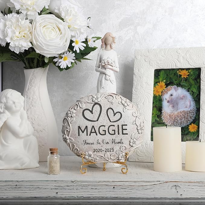 27 Personalized Hedgehog Memorial Stone Designs – Outdoor Weatherproof Pet Memorial Stones for Headstones, Tombstones, Gravestones, and Grave Markers – Memorial Gifts for the Loss of a Hedgehog