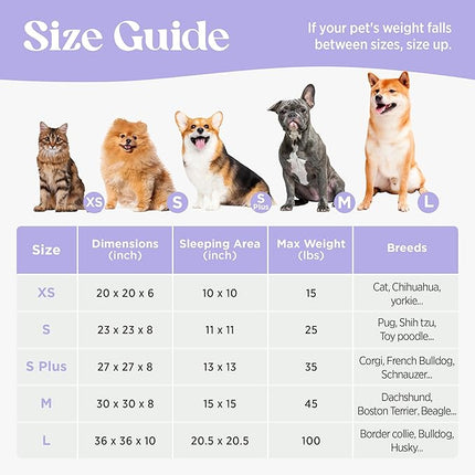 LE SURE Shown on TV Donut Large Dog Bed - XL Round Cat Beds Indoor Anti-Anxiety Calming Gift for Pets, Washable Cute Modern Beds with Jacquard Shaggy Plush & Anti Slip Bottom, 36 Inch, Heart Pink