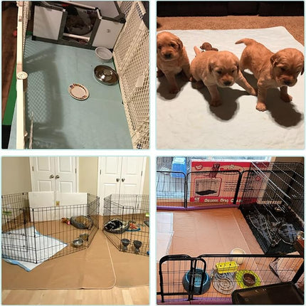 KOOLTAIL Washable Pee Pads for Dogs - Waterproof Dog Mat Non-Slip Puppy Potty Training Pads, Reusable Whelping Pads for Dog Crate PlayPen