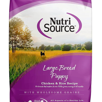 Large Breed Puppy Chicken & Rice Dry Dog Food Size: 1.5-Lb Bag
