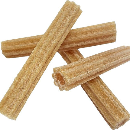 Himalayan Dog Chew Churro Yak Cheese Dog Chews, 100% Natural, Long Lasting, Gluten Free, Healthy & Safe Dog Treats, Lactose & Grain Free, Protein Rich, for All Breeds, Soft, Real Chicken Flavor, 4 oz