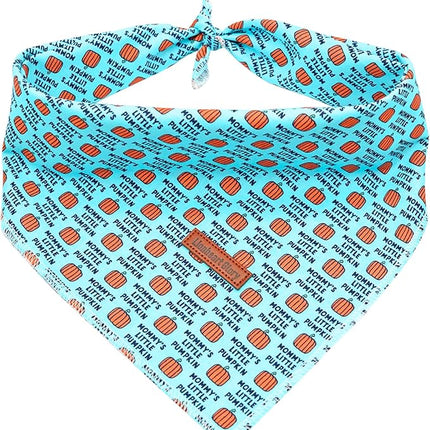 Lionheart Glory Soft Washable Dog Scarf, Adjustable Square Bandana for Boy or Girl, Fall Bib for Small to Large Dogs & Puppies