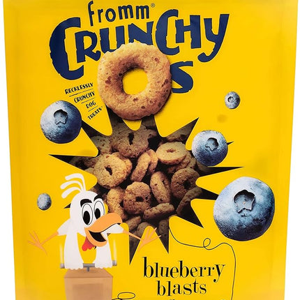 Fromm Crunchy Os Blueberry Blasts Dog Treats - Premium Crunchy Dog Treats - Chicken Recipe - 6 oz