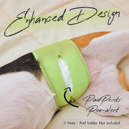 WICKEDPUP Dog Diaper Liners Booster Pads for Male and Female Dogs, 100ct | Disposable Diaper Inserts fit Most Reusable Pet Belly Bands, Wraps, and Washable Period Panties