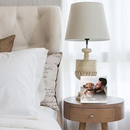 Lifesong Milestones Wooden Shadow Box Cremation Urn for Pet Ashes| Urns for Ashes of Deceased Pet Dog Cat| Sympathy Keepsake 10x10