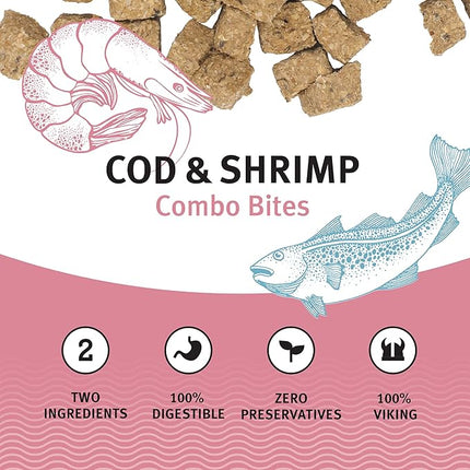 Icelandic+ Cod & Shrimp Combo Bites Dog Treat 3.0-oz Bag