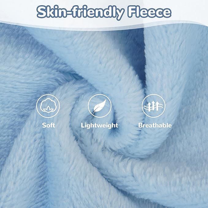 PUMYPOREITY Turtleneck Sweater for Sphynx Cat, Soft Coral Fleece Cat Clothes, Thick Winter Warm Outfit Coat with Sleeves, L, Blue