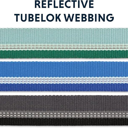 Ruffwear, Chain Reaction Dog Collar, Adjustable Reflective Martingale Escape-Proof Collar with Stainless Steel Chain, Professional Training Control, Basalt Gray, 20"-26"