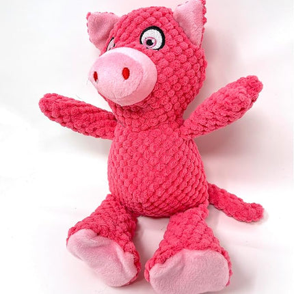 Jalousie Multipack Dog Squeaky Toys Strong Almost Indestructible, with Added Liner for Longer Play Dog Chew Toys (Medium to Large Breeds, 5 Pack Checks for Aggressive Chewers)