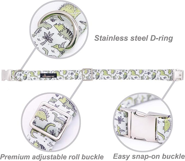 ARING PET Bowtie Dog Collar, Dog Collar with Bow, Adjustable Dog Collars for Small Medium Large Dogs.