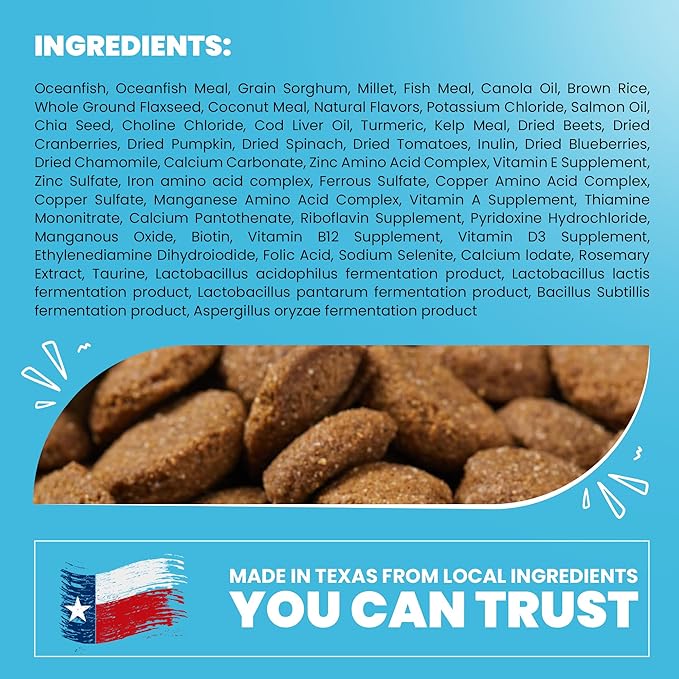 Muenster Ancient Grains Ocean Fish Dry Dog Food, 4lb - Gluten-Free, High Protein, Digestive Support