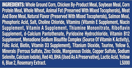 9Lives Daily Essentials Dry Cat Food for Adult Cats with Chicken, Beef & Salmon Flavors, 3.15 lb. Bag (Pack of 4)