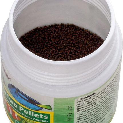 Ocean Nutrition Formula Two Pellets - Fish Food for Herbivorous & Omnivorous Marine Tropical Fish, High Protein(40%) - 3.5 oz (100 g) Small Pellets