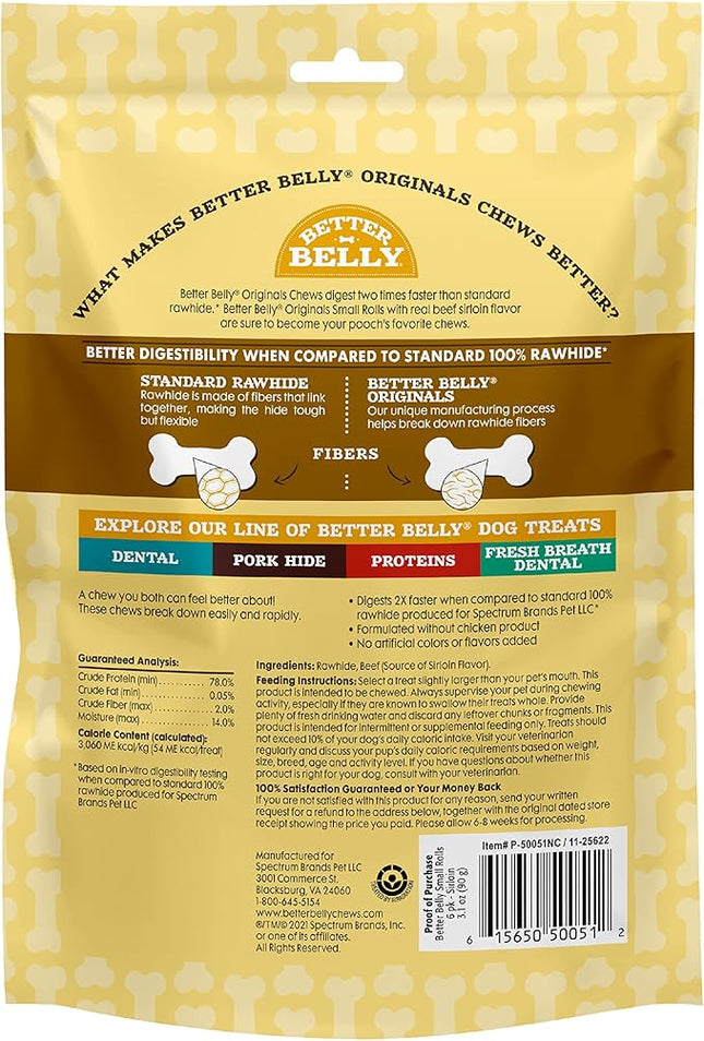 Better Belly Roll, Beef Sirloin, 3.1 Oz (Pack of 2)