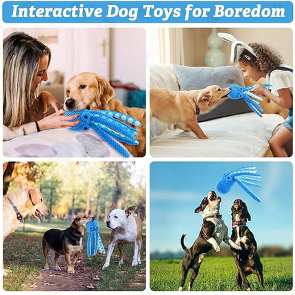 Dog Toys for Large Dogs：Squeaky Interactive Dog Toys with Soft Fabric for All Breed Sizes- Puppy Toys to Keep Them Busy
