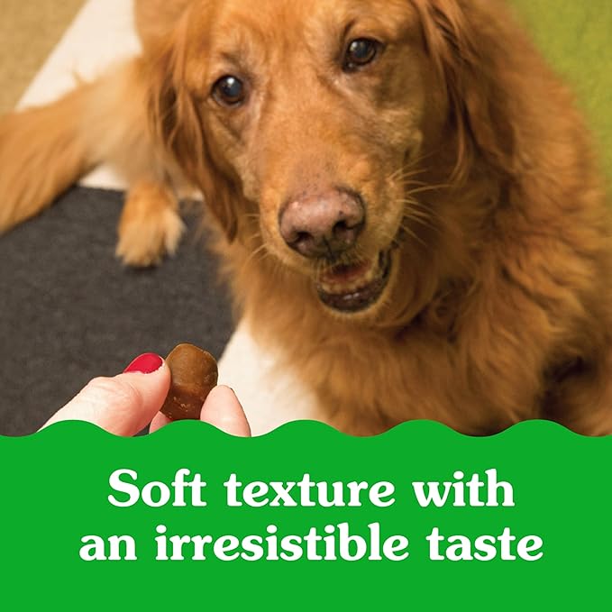 Greenies Pill Pockets for Dogs Large Size, Soft Dog Treats, Hickory Smoke Flavor, 7.9 oz. Pouch (30 Treats)