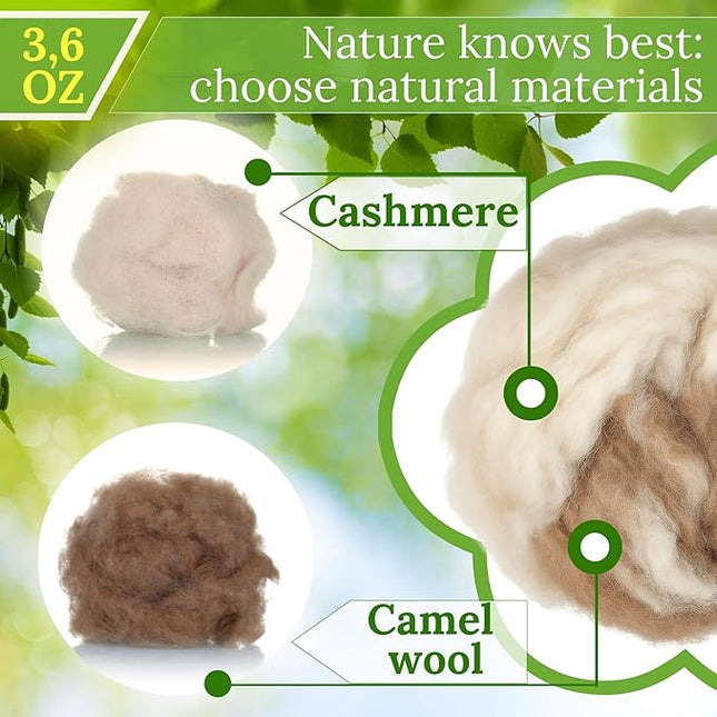 Bird Nesting Material – Hummingbird Nesting Material - Natural Nest Bedding Refill for Hummingbirds Parakeets Finches Canaries Wrens Wild Birds – Ideal Supplies for Cages Gardens Nesting Boxes 3.6 oz