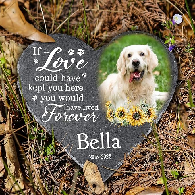 Gabita If Love Could Have Saved You Personalized Dog Memorial Stone, Pet Memorial Gifts, Cemetery Decorations for Grave, Pet Loss Gifts, Dog Memorial Gifts for Loss of Dogs