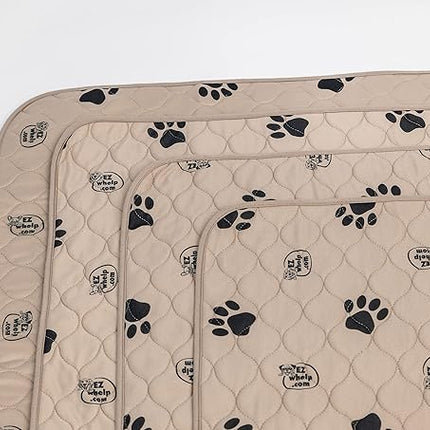 EZwhelp Reusable Dog Pee Pads, Washable Waterproof Mats for Potty Training or Whelping Pads, Puppy Pad with Rounded Corners, 36x48 Inch, 2 Pack