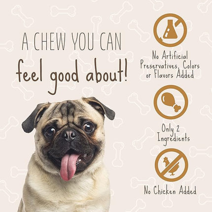 Better Belly Pork Hide Rolls with Smoke Flavor Small, 20 Count, Digestible Pork Hide for Dogs (P-94453)