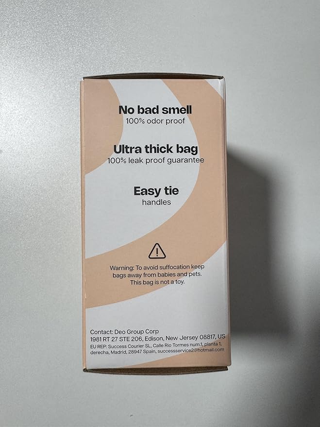 Dog Poop Bags with Handles 9 Rolls 108 Counts Big Sizes Leak Proof and Extra Thick Waste Bags Refill Rolls for Walking Small Medium Large Dogs Cats Litter With Holder Peach Scented