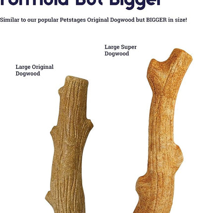 Petstages Outward Hound Super Dogwood Durable Dog Chew Toy, Extra Small - Long Lasting Chew Stick Made with Real Wood - USA Made, XS