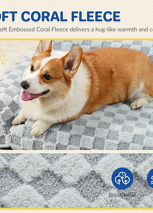 Cat Bed Cat Couch for Puppy and Kitten, Fluffy Pet Sofas Medium Dog Sofa Bed, Supportive Cats Sofa for Indoor Cats, Washable Cover & Non-Slip, 32 inch, Grey