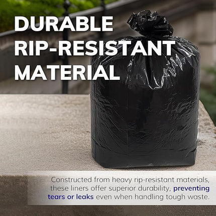 ActiveDogs Dog Poop Bucket Bags 12PK - Heavy Duty 5 Gallon Poop Bags for Dogs Waste Removal Trash Can, Bucket or Pail - Extra Thick 1.2ml Plastic Tear Resistant & Leak Proof Refill Liners