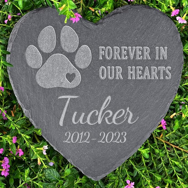 Loss of Dog Memorial Gifts - Personalized Dog Memorial Stones - Sympathy Tombstone for Loss of Pet - Bereavement Remembrance Condolence Gifts