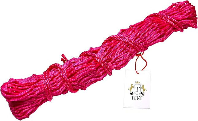 T TEKE Classic Slow hay Feeder hay nets, 40" Length with 2" Holes, Horse Supplies hay Bags for Horses, Goat Feed