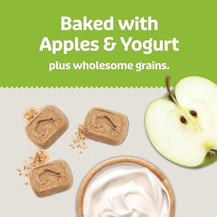 Blue Buffalo Health Bars Mini Crunchy Dog Biscuits, Oven-Baked with Natural Ingredients, Apples & Yogurt, 16-oz Bag