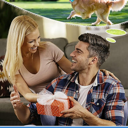 Hotsky Tactical Dog Collar, Adjustable Military Training Nylon Airtag Collar with Handle and Heavy Duty Metal Buckle for Medium Large Dogs, with Airtag Holder and Two Patches（Blue Camo,XL）