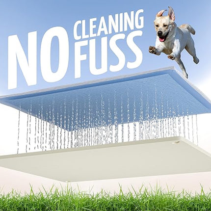 Skywin TidyFriend 3 Pk Pee Pad Holder Tray for 30” x 23” Pee Pads with Corner Lock Holes, Raised Edges, Non-Spill, Easy to Clean Silicone Dog Potty Tray Holder, for Indoor Floor Protection (Beige)