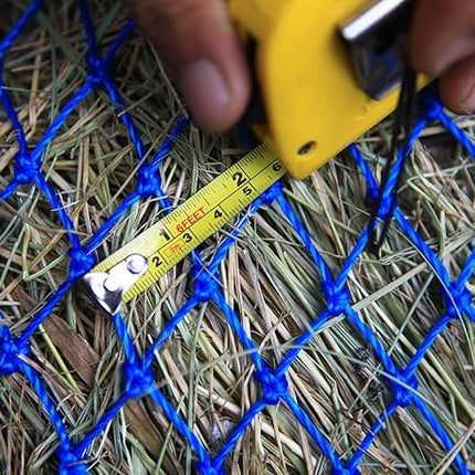 T TEKE Ultra Slow Hay Feeder Nets, 39" Length With 1"1/4" Feeding Holes, Horse Supplies Bags for Horses, Goats, With Extra Spared Cord
