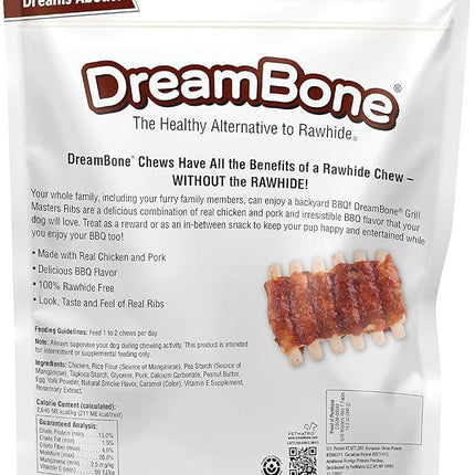 DreamBone Rawhide-Free Grill Masters, Treat Your Dog to a Chew Made with Real Meat and Vegetables