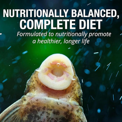 Tetra PlecoWafers for Algae-Eating Fish, 6.5 Ounces, Complete Daily Diet for Herbivore Bottom-Feeding Aquatic Pet, Sinking Fish Food to Support Digestibility