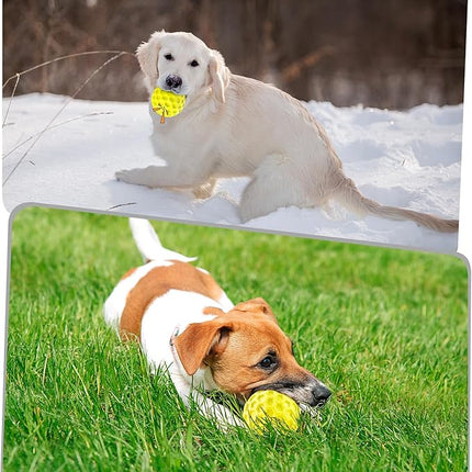 Squeaky Dog Toys for Aggressive Chewers, Indestructible Dog Balls for Aggressive Chewers, Squeaky Balls for Dogs, Interactive Toys for Large Dogs, Funny Ball