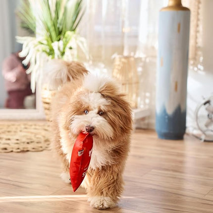 SPOT Fun Foods Dogritos Chips –Plush Squeaker Toy for Small and Medium Dogs, Interactive and Chew-Friendly with a Whimsical Doritos Design, 8-inch