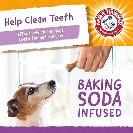 Arm & Hammer for Pets Nubbies Dental Treats for Dogs with Baking Soda and Calcium, Treat Chews Help Fight Bad Breath, Plaque & Tartar, Peanut Butter, Value Bucket, 139 Pcs, 6-pk (Packaging May Vary)