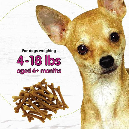 Fido - Belly Bones for Dogs, Yogurt Flavored Mini Dog Dental Treats - 21 Treats Per Pack, 3 Pack - for Small Dogs, Made in USA, Plaque & Tartar Control, Fresh Breath, Digestive Health Support