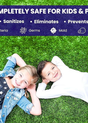 BioTurf Granular Turf Infill – Naturally Derived Turf Deodorizer for Pet Urine and Poop, Yard Odor Eliminator for Artificial Grass – Safe for Pets, Kids & Outdoor Use – 1 Gallon Pail