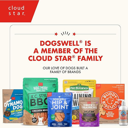 Dogswell Jerky Hip and Joint Dog Treats Grain Free Made in USA Only, Glucosamine and Chondroitin, 24 oz Chicken