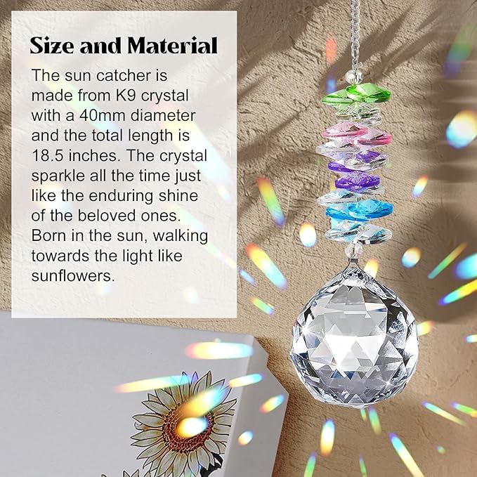 Dog Memorial Gifts for Loss of Dog, Pet Sympathy Suncatcher with Personalized Words, Cat Death Remembrance Gift for Pet Lovers, Heart Shaped Cat Bereavement Ornament with Sympathy Card